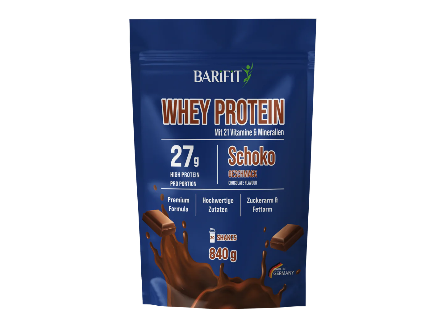 Barifit Chocolate Flavored Protein Shake 20 Portions